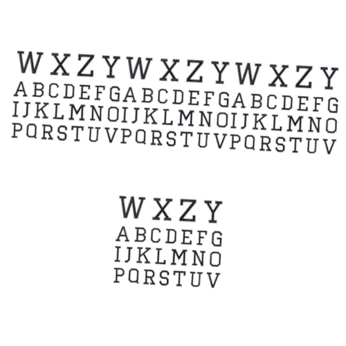 Angoily 4 Sätze Brief Stickatch Applikationen Kleidung Briefaufkleber Buchstabenflecken Aufnäher Aus Stoff Zum Aufbügeln Selbstklebende Buchstaben-patches Polyester Schwarz 26 Stücke * 4 Angoily 4 Sätze Brief Stickatch Applikationen Kleidung Briefaufkleber Buchstabenflecken Aufnäher Aus Stoff Zum Aufbügeln Selbstklebende Buchstaben-patches Polyester Schwarz 26 Stücke * 4 von Angoily