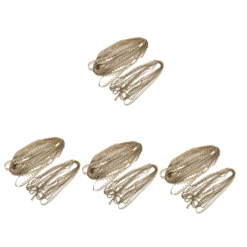 Angoily 4 Sätze Dekoratives Spitzenband Multifunktionales Trim Ribbon Für Kleidung Diy Zubehör Für Haarschmuck Und Bastelprojekte Für Dekorationen 2 Rollen * 4 Angoily 4 Sätze Dekoratives Spitzenband Multifunktionales Trim Ribbon Für Kleidung Diy Zubehör Für Haarschmuck Und Bastelprojekte Für Dekorationen 2 Rollen * 4 von Angoily