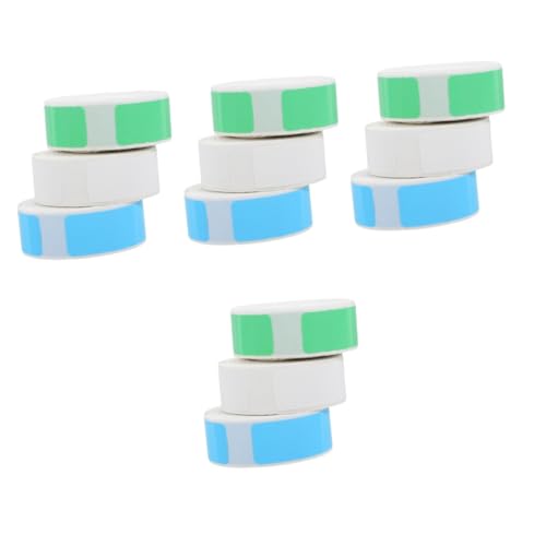 Angoily 4 Sätze Etikett Schmucklos Papier Thermalaufkleber Thermischer Aufkleber Thermoaufkleber Wärmebezeichnungen Abnehmbar Aufkleber Für Thermodrucker 3 Rollen * 4 von Angoily