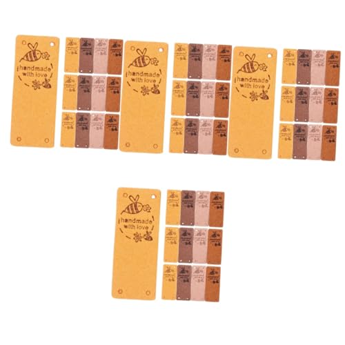 Angoily 4 Sätze Handmade Kleidungsetiketten Weiche Farbige Geprägte Suede Tags Zum Einnähen Für Kleidung Taschen Shirts Hautfarbe 40 Stück * 4 Angoily 4 Sätze Handmade Kleidungsetiketten Weiche Farbige Geprägte Suede Tags Zum Einnähen Für Kleidung Taschen Shirts Hautfarbe 40 Stück * 4 von Angoily