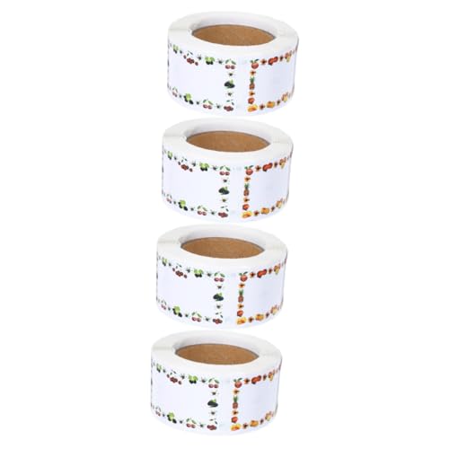 Angoily 4 Sätze Kita-etiketten Für Kleidung Und Flaschen Organisation Kind Flaschenetiketten Kita Wiederverwendbar Umzugsaufkleber Für Kartons Pergaminpapier 250 Stück * 4 von Angoily