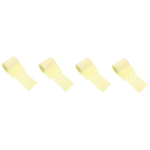 Angoily 4 Sätze Kreative Haftnotizen Gelbe Notizzettel Selbstklebende Memo Pads Praktische Notizblätter für Büro Schule und Zuhause für Listen und Erinnerungen von Angoily