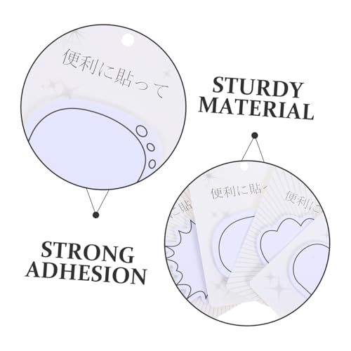 Angoily 4 Sätze Kreative Haftnotizen mit Selbstklebenden Memo Pads Verschiedene Formen Starke Haftung für Büro Schule Zuhause Praktische Reminder und Notizen von Angoily