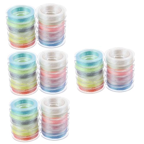 Angoily 4 Sätze Luminous Stickgarn Nachtleuchtendes Nähgarn Für Diy Projekte Flexibles Nähzubehör Für Bastelarbeiten Hochwertiges Stickgarn Farben Für Schmuckherstellung Und 12 Rollen * 4 Angoily 4 Sätze Luminous Stickgarn Nachtleuchtendes Nähgarn Für Diy Projekte Flexibles Nähzubehör Für Bastelarbeiten Hochwertiges Stickgarn Farben Für Schmuckherstellung Und 12 Rollen * 4 von Angoily