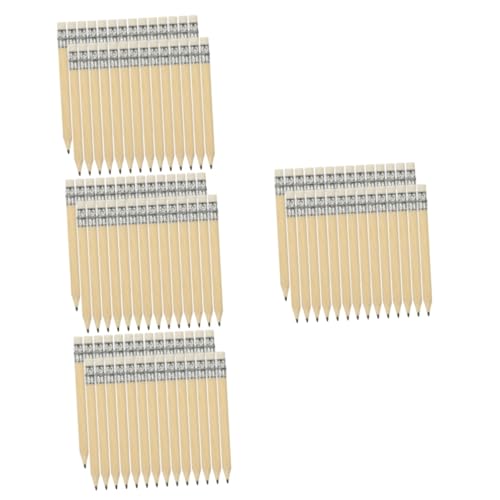 Angoily 4 Sätze Mini Holzbleistifte Mit Radiergummi Kurze Schreib Und Skizzenstifte Für Zuhause Und Büro Leicht Und Tragbar Für Kunstprojekte Und Notizen 100 Stück * 4 von Angoily