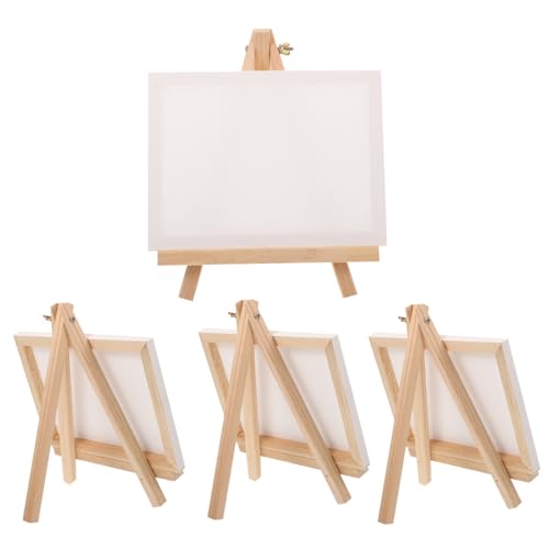 Angoily 4 Sätze Mini mit Multifunktionalen Easel für DIY Projekte für Öl und Aquarellfarben Perfektes für Künstler und Kunststudenten Angoily 4 Sätze Mini mit Multifunktionalen Easel für DIY Projekte für Öl und Aquarellfarben Perfektes für Künstler und Kunststudenten von Angoily