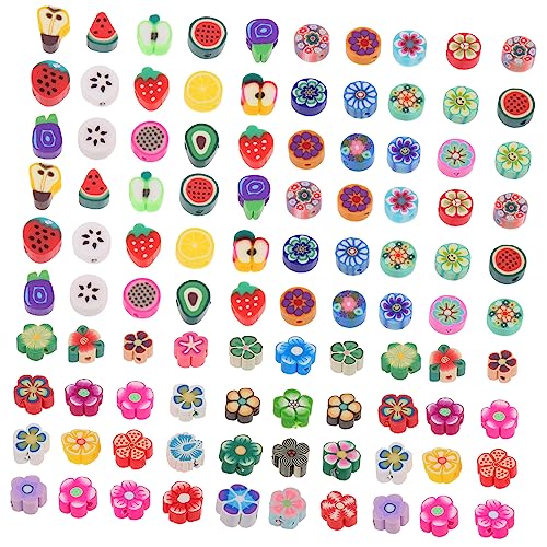 Angoily 4 Sätze Mischfarben Cartoon Polymer Clay Perlen für Diy Schmuckherstellung Dekorative Bastelperlen für Armbänder und für Kreative zu Feiertagen Angoily 4 Sätze Mischfarben Cartoon Polymer Clay Perlen für Diy Schmuckherstellung Dekorative Bastelperlen für Armbänder und für Kreative zu Feiertagen von Angoily