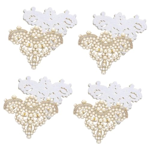 Angoily 4 Sätze Perle Schuhblume Nähen Kleidung Patch Applikationen Für Schuhe Perlen-nähflicken Perlenapplikation Stoff Zur Kleiderherstellung Künstliche Perle Golden 2 Stück * 4 Angoily 4 Sätze Perle Schuhblume Nähen Kleidung Patch Applikationen Für Schuhe Perlen-nähflicken Perlenapplikation Stoff Zur Kleiderherstellung Künstliche Perle Golden 2 Stück * 4 von Angoily