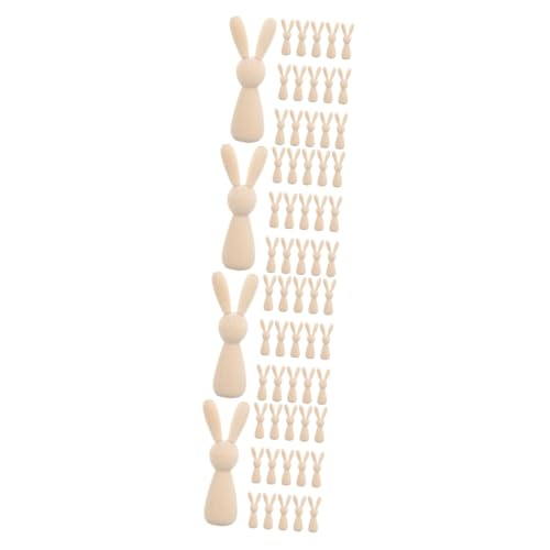 Angoily 4 Sätze Teiliges Diy Holzkaninchen Unvollendete Figuren Für Bastelprojekte Für Tischdekoration Für Feste 16 Stück * 4 Angoily 4 Sätze Teiliges Diy Holzkaninchen Unvollendete Figuren Für Bastelprojekte Für Tischdekoration Für Feste 16 Stück * 4 von Angoily
