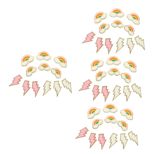 Angoily 4 Sätze Teiliges Diy Stickpatches Bunte Kleidung Aufnäher Für Kreative Designs Für Shirts Jacken Und Mehr Für Kindergeburtstage Und Festliche Anlässe 12 Stück * 4 Angoily 4 Sätze Teiliges Diy Stickpatches Bunte Kleidung Aufnäher Für Kreative Designs Für Shirts Jacken Und Mehr Für Kindergeburtstage Und Festliche Anlässe 12 Stück * 4 von Angoily