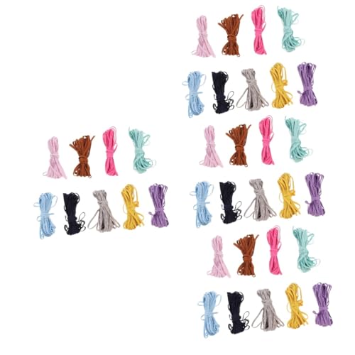 Angoily 4 Sätze Teiliges Flache Gummibänder Für Diy Handwerksprojekte Zufällige Farben Und Langlebig Für Kostümdekoration Und Bastelbedarf Zufällige Farbe 9 Stücke * 4 von Angoily