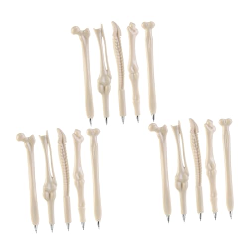 Angoily 4 Sätze Teiliges Halloween Kugelschreiber Einzigartige Knochenform Glattes Schreiben Langlebiges Kunststoffmaterial Geeignet für Partydeko Geschenke und Bürobedarf Angoily 4 Sätze Teiliges Halloween Kugelschreiber Einzigartige Knochenform Glattes Schreiben Langlebiges Kunststoffmaterial Geeignet für Partydeko Geschenke und Bürobedarf von Angoily