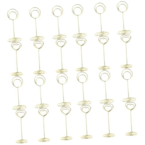Angoily 4 Sätze Tischkartenhalter Aus Dekorative Fotohalter Für Hochzeiten Partys Und Anlässe Stabiler Für Platzkarten Und Erinnerungen Und Pfauendesign 6 Stück * 4 Angoily 4 Sätze Tischkartenhalter Aus Dekorative Fotohalter Für Hochzeiten Partys Und Anlässe Stabiler Für Platzkarten Und Erinnerungen Und Pfauendesign 6 Stück * 4 von Angoily