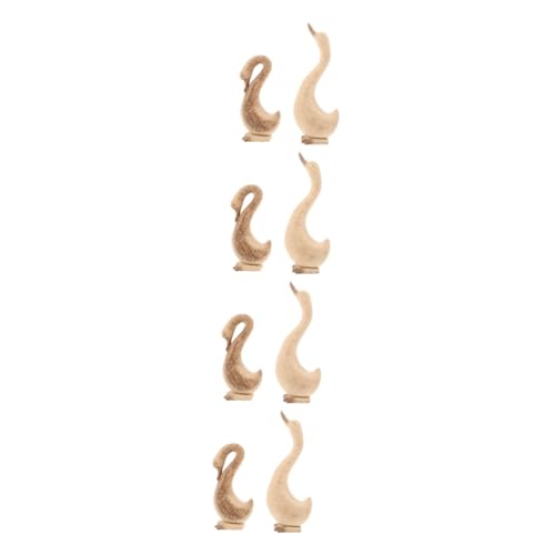 Angoily 4 Sätze Unbehandelte Holz Gans Figuren Diy Dekoration Bastelzubehör Für Bastelprojekte Tischdeko Robustem Holz Für Partys 2 Stück * 4 Angoily 4 Sätze Unbehandelte Holz Gans Figuren Diy Dekoration Bastelzubehör Für Bastelprojekte Tischdeko Robustem Holz Für Partys 2 Stück * 4 von Angoily