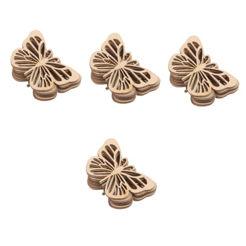 Angoily 4 Sätze Unlackierte Holzschmetterlinge Für Diy Bastelprojekte Holzschmetterlings Ausschnitte Zum Holzdekorationen Für Kunsthandwerk Und 10 Stück * 4 Angoily 4 Sätze Unlackierte Holzschmetterlinge Für Diy Bastelprojekte Holzschmetterlings Ausschnitte Zum Holzdekorationen Für Kunsthandwerk Und 10 Stück * 4 von Angoily