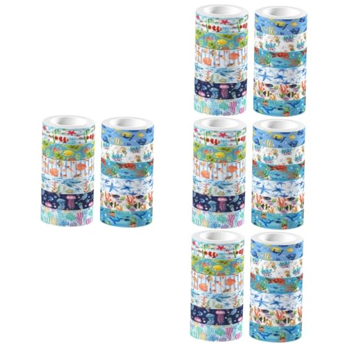Angoily 4 Sätze Unterwasserbiotape Journal -aufkleber Scrapbooking Sammelalbum Zeitschrift Papierhandwerk Washi-tape-aufkleber Meerespapier Washi -aufkleber Notebook -bänder 12 Rollen * 4 Angoily 4 Sätze Unterwasserbiotape Journal -aufkleber Scrapbooking Sammelalbum Zeitschrift Papierhandwerk Washi-tape-aufkleber Meerespapier Washi -aufkleber Notebook -bänder 12 Rollen * 4 von Angoily