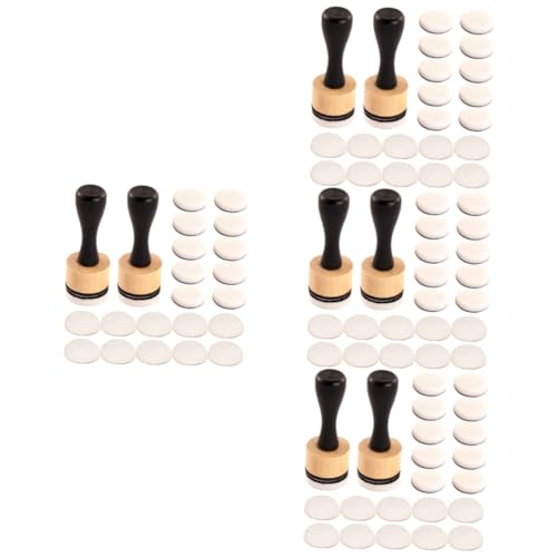 Angoily 4 Sets Mini Schwammpinsel Werkzeug Make Up Schwämme Zum Verblenden Schwammrollen Zum Malen Schaummalerei Stempel Bastelschwämme Malschwamm Aquarellschwämme Schwamm von Angoily