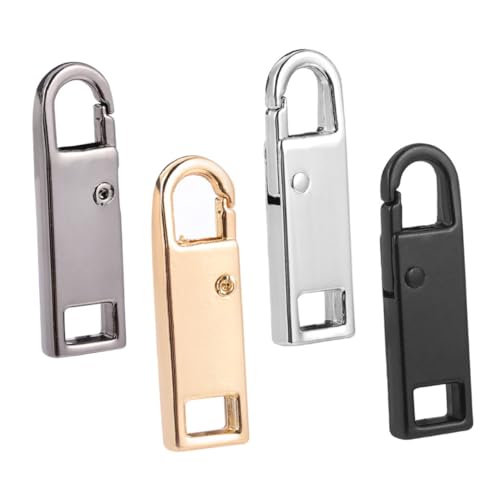 Angoily 4 Stück Abnehmbare Reißverschlusslaschen Praktische Zipper Pulls für Taschen Koffer und Kleidung Hochwertige Zipper Reparatur für Langlebige Nutzung von Angoily