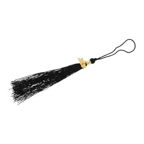 Angoily 4 Stück Abschlussquaste Schwarz mit Goldenem Charme Doktorhut Anhänger Hochwertige Abschlusskappen Quasten für Doktorandenfeier und Akademische Zeremonien Angoily 4 Stück Abschlussquaste Schwarz mit Goldenem Charme Doktorhut Anhänger Hochwertige Abschlusskappen Quasten für Doktorandenfeier und Akademische Zeremonien von Angoily