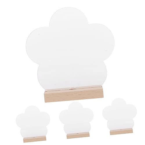 Angoily 4 Stück Acryl Tischaufsteller Transparentes Design mit Holzsockel für Kreative Beschriftungen für Hochzeiten und Tischdekorationen Robust und Langlebig Angoily 4 Stück Acryl Tischaufsteller Transparentes Design mit Holzsockel für Kreative Beschriftungen für Hochzeiten und Tischdekorationen Robust und Langlebig von Angoily