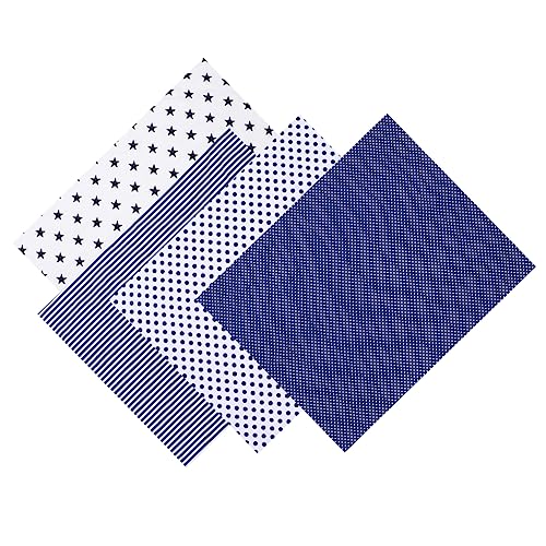 Angoily 4 Stück Baumwollstoff Diy Stoffe zum Patchen für Handarbeiten mit Verschiedenen Mustern für Quilts Kissenbezüge und Mehr Angoily 4 Stück Baumwollstoff Diy Stoffe zum Patchen für Handarbeiten mit Verschiedenen Mustern für Quilts Kissenbezüge und Mehr von Angoily