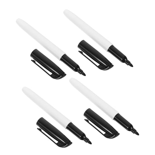 Angoily 4 Stück Beschreibbarer nasse Stift Büro-Whiteboard-Marker Tafelschreibstifte Whiteboard-Marker für Lehrer Schulhöhe für die Schulmarkierungen der Schule Plastik von Angoily