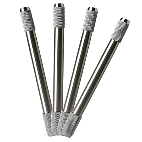 Angoily 4 Stück Bleistift verlängerer Wachsmalstift-Verlängerungshalter Bleistiftverlängerer groß Verlängerungshalter für Buntstifte Bleistiftverlängerung Metall Silver Angoily 4 Stück Bleistift verlängerer Wachsmalstift-Verlängerungshalter Bleistiftverlängerer groß Verlängerungshalter für Buntstifte Bleistiftverlängerung Metall Silver von Angoily
