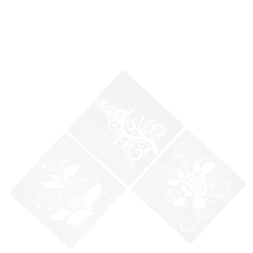 Angoily 4 Stück Blumende Dekorative Vorlage Wandschablonen Schablone Malen Große Schablonen Zum Malen Blumen Dekorative Schablonen Malschablonen Musterschablonen Wände Weiß Das Haustier von Angoily