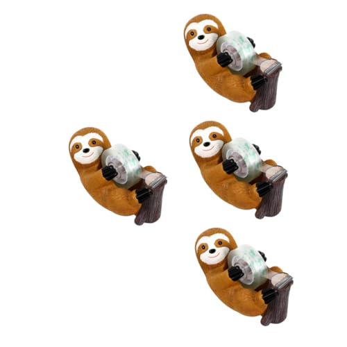 Angoily 4 Stück Cartoon Baumarkt Tape Dispenser Lustiger Faultier Klebeband Halter Tragbares Schneidwerkzeug für Büro und Zuhause Stabil und Langlebig für Vielseitige Anwendungen Angoily 4 Stück Cartoon Baumarkt Tape Dispenser Lustiger Faultier Klebeband Halter Tragbares Schneidwerkzeug für Büro und Zuhause Stabil und Langlebig für Vielseitige Anwendungen von Angoily