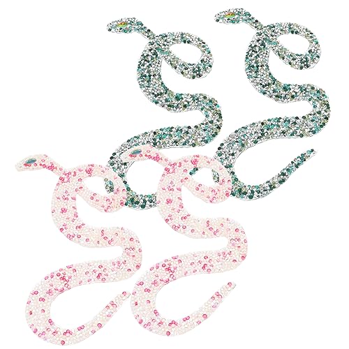 Angoily 4 Stück Diamanten Und Gestrichener Strassflecken Erhitzen Geformt Nähen Flicken Für Bekleidung Schlange Picker Für Kleidung Patch Hutflicken Aufbügeln Aufkleber Angoily 4 Stück Diamanten Und Gestrichener Strassflecken Erhitzen Geformt Nähen Flicken Für Bekleidung Schlange Picker Für Kleidung Patch Hutflicken Aufbügeln Aufkleber von Angoily
