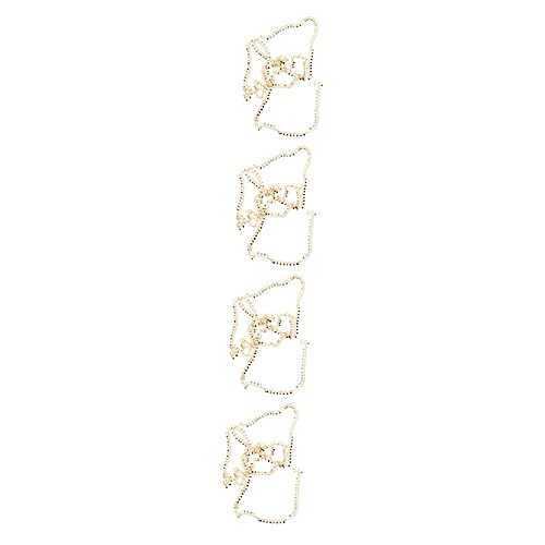 Angoily 4 Stück Diy Dekorationskette Kupfer Handgemachte Runde Disc Ketten für Schmuck Vielseitige Ketten für Armbänder Hochzeitsdeko und Mehr von Angoily