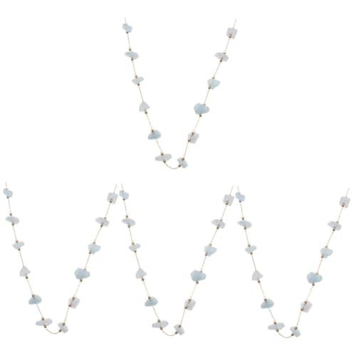 Angoily 4 Stück Diy Edelsteinperlen Naturstein Kette Kristallstein Perlenstrang für Schmuckherstellung für Armbänder und Bastelprojekte Langlebig und Vielseitig Angoily 4 Stück Diy Edelsteinperlen Naturstein Kette Kristallstein Perlenstrang für Schmuckherstellung für Armbänder und Bastelprojekte Langlebig und Vielseitig von Angoily