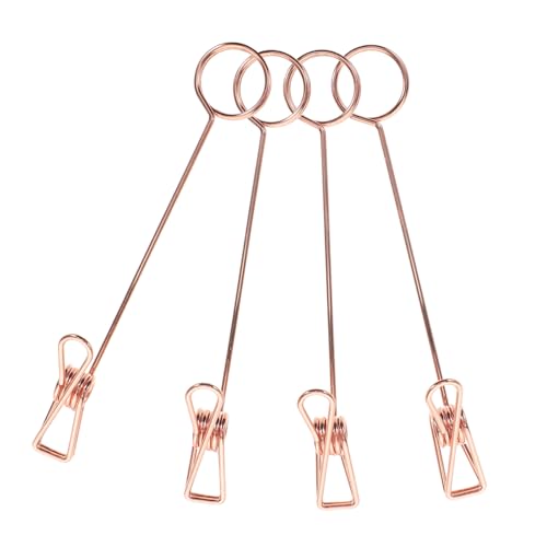 Angoily 4 Stück Doppelkopf Metallclip Roségold Robuster Büroklammer Halter für Fotos Notizen Karten Memo und Displays Leichter Tragbarer Zettelhalter für Zuhause und Büro Angoily 4 Stück Doppelkopf Metallclip Roségold Robuster Büroklammer Halter für Fotos Notizen Karten Memo und Displays Leichter Tragbarer Zettelhalter für Zuhause und Büro von Angoily