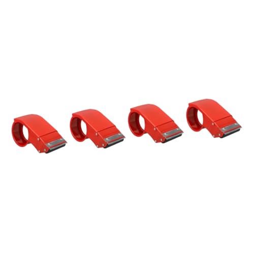 Angoily 4 Stück Eisenverpackungsmaschine Bandspender klein Mini Veranstalter für Nachfüllung Klebeband-Spender-Schreibtisch Klebebandspensor Tonbandhalter Klebebandrollenspender rot Angoily 4 Stück Eisenverpackungsmaschine Bandspender klein Mini Veranstalter für Nachfüllung Klebeband-Spender-Schreibtisch Klebebandspensor Tonbandhalter Klebebandrollenspender rot von Angoily