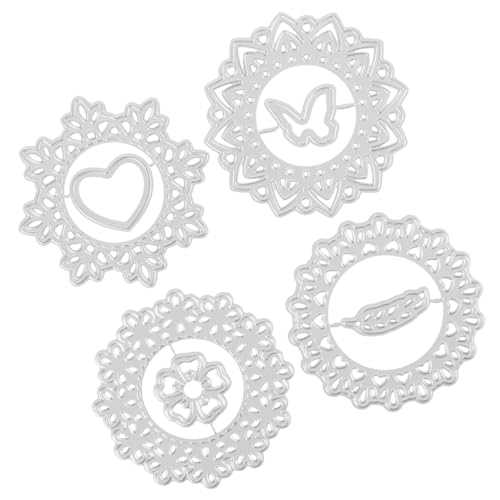 Angoily 4 Stück Empfindliche Stanzform Stanzformen Kreisschneider Zum Basteln Sterben Den Schnitt Machen Für Herstellung Karte Cutter Schneiden Schablone Kohlenstoffstahl Silver Angoily 4 Stück Empfindliche Stanzform Stanzformen Kreisschneider Zum Basteln Sterben Den Schnitt Machen Für Herstellung Karte Cutter Schneiden Schablone Kohlenstoffstahl Silver von Angoily