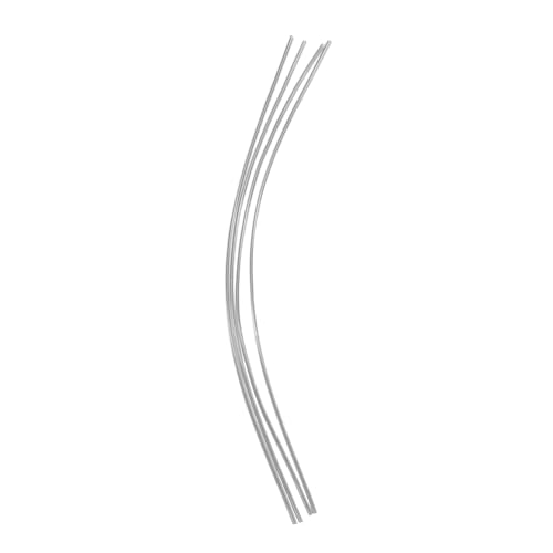 Angoily 4 Stück Flexible Spiralkupferdraht Elastische Memory Coil Biegsamer Schmuckdraht für Diy Ringe und Armbänder Langlebiges Schmuckzubehör von Angoily