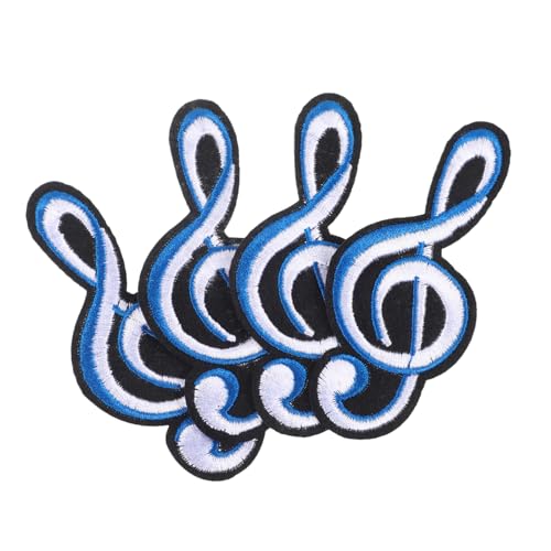 Angoily 4 Stück Hinweis Patch Flicken Für Kleidung Hut-appliance-patch Retro Flecken Namenspatch Musik Bestickt Band-patches Gestickte Aufnäher Austauschbare Kleiderflicken Hut-patch Stoff Angoily 4 Stück Hinweis Patch Flicken Für Kleidung Hut-appliance-patch Retro Flecken Namenspatch Musik Bestickt Band-patches Gestickte Aufnäher Austauschbare Kleiderflicken Hut-patch Stoff von Angoily
