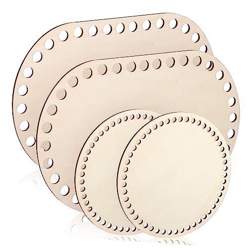 Angoily 4 Stück Holzkorbboden Gewebte Korbböden Runde Korbform Garnkorb Häkelbodendekor Naturkorb Strickkorb Gewebt Oval Natürliche Heimdekoration DIY Korbboden Angoily 4 Stück Holzkorbboden Gewebte Korbböden Runde Korbform Garnkorb Häkelbodendekor Naturkorb Strickkorb Gewebt Oval Natürliche Heimdekoration DIY Korbboden von Angoily