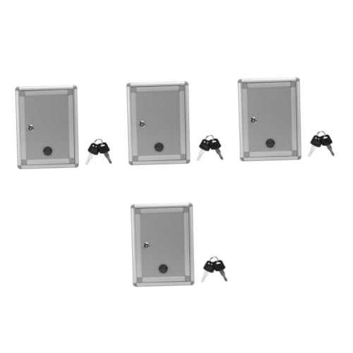 Angoily 4 Stück Kleine Abschließbare Vorschlagsbox aus Aluminiumlegierung Wandhängender Briefkasten mit Schloss Kreative Postbox für Büro Hotel und Bereiche Leichte Angoily 4 Stück Kleine Abschließbare Vorschlagsbox aus Aluminiumlegierung Wandhängender Briefkasten mit Schloss Kreative Postbox für Büro Hotel und Bereiche Leichte von Angoily