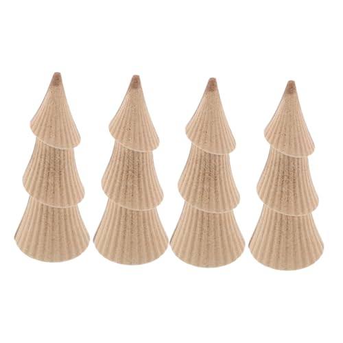 Angoily 4 Stück Kleine Rohe Holz-weihnachtsbäume Unbemalte Rustikale Holzfiguren für DIY Basteln Tischdekoration und Saisonale Weihnachtsdeko für Familienprojekte und Kreative Gestaltung Angoily 4 Stück Kleine Rohe Holz-weihnachtsbäume Unbemalte Rustikale Holzfiguren für DIY Basteln Tischdekoration und Saisonale Weihnachtsdeko für Familienprojekte und Kreative Gestaltung von Angoily