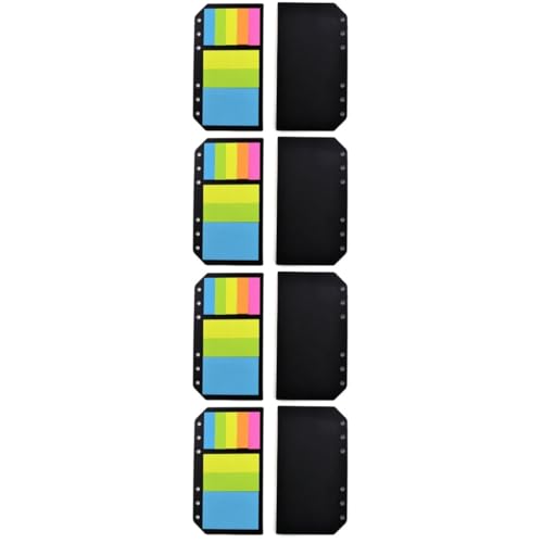 Angoily 4 Stück Kompakte Haftnotizen Buchtabs für Schule und Büro Selbstklebend Leicht und Tragbar für Notizen und Markierungen Praktische Binder Zubehörteile Angoily 4 Stück Kompakte Haftnotizen Buchtabs für Schule und Büro Selbstklebend Leicht und Tragbar für Notizen und Markierungen Praktische Binder Zubehörteile von Angoily