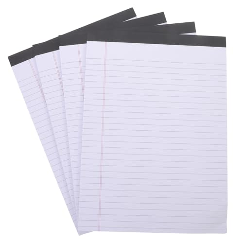 Angoily 4 Stück Linierter Reißbarer Notizblock Tragbares Schreibheft mit Dickem Papier Memo Pad für Büro Schule und Unterwegs Angoily 4 Stück Linierter Reißbarer Notizblock Tragbares Schreibheft mit Dickem Papier Memo Pad für Büro Schule und Unterwegs von Angoily