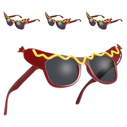 Angoily 4 Stück Lustige Sonnenbrille Hotdog Witzige Sonnenbrillen Lustiges Brillenspielzeug für Halloween Weihnachten Tanzpartys Maskerade Sommerfeiern und Luau-Dekorationen Angoily 4 Stück Lustige Sonnenbrille Hotdog Witzige Sonnenbrillen Lustiges Brillenspielzeug für Halloween Weihnachten Tanzpartys Maskerade Sommerfeiern und Luau-Dekorationen von Angoily