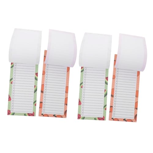 Angoily 4 Stück Magnetische To do listen Notizblöcke mit Abreißbaren Blättern Wiederverwendbares Mini notizbuch mit Täglichem Planer für Büro Haushalt und Einkaufsliste Süßes Design von Angoily