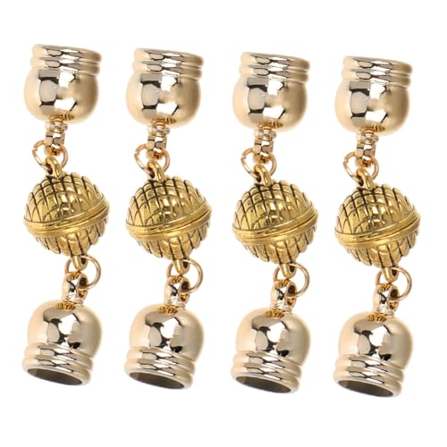 Angoily 4 Stück Magnetverschluss Zubehör Schmuckverschlüsse Für Armbänder Magnetverschluss Magnetische Kopftuchschnalle Magnetische Armbandverschlüsse Halskettenverschlüsse Goldenes Angoily 4 Stück Magnetverschluss Zubehör Schmuckverschlüsse Für Armbänder Magnetverschluss Magnetische Kopftuchschnalle Magnetische Armbandverschlüsse Halskettenverschlüsse Goldenes von Angoily
