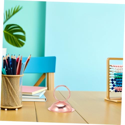Angoily 4 Stück Multifunktionale Metall Clips Runde Memo und Notizhalter Stabiler Tischkartenhalter Für Büro Zuhause Veranstaltungen Rosa Gold Angoily 4 Stück Multifunktionale Metall Clips Runde Memo und Notizhalter Stabiler Tischkartenhalter Für Büro Zuhause Veranstaltungen Rosa Gold von Angoily