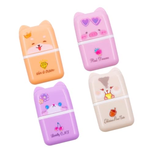 Angoily 4 Stück Niedliche Tier Radiergummis für Kawaii Cartoon Eraser mit Einfachem Abfallentfernungssystem für Schule und Kreative Schreibwaren Verschiedenen Farben Erhältlich Angoily 4 Stück Niedliche Tier Radiergummis für Kawaii Cartoon Eraser mit Einfachem Abfallentfernungssystem für Schule und Kreative Schreibwaren Verschiedenen Farben Erhältlich von Angoily