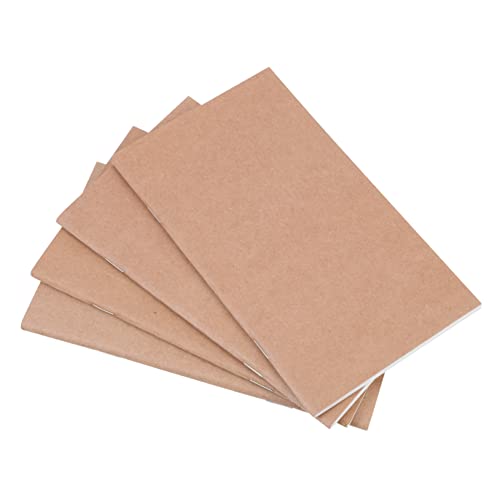 Angoily 4 Stück Notizblock-Nachfüller für lose Blätter Notizblock-Nachfüllpapier Notizbuch mit losen Blättern Tragbares Reisetagebuch Notizbuch-Loseblatt-Nachfüllung von Angoily