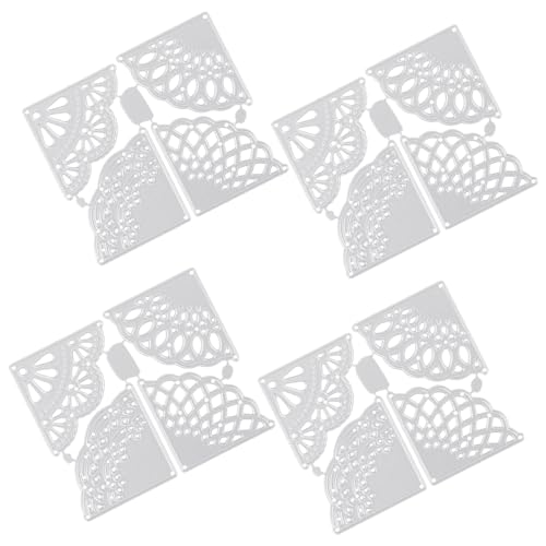 Angoily 4 Stück Papier Quilling Form Schnittkarten Schablone Scrapbooking Stanzform Für Bastelpapier Blumenwerkzeuge Prägeordner Fotoalbum Formen Karbonstahl Silber Angoily 4 Stück Papier Quilling Form Schnittkarten Schablone Scrapbooking Stanzform Für Bastelpapier Blumenwerkzeuge Prägeordner Fotoalbum Formen Karbonstahl Silber von Angoily