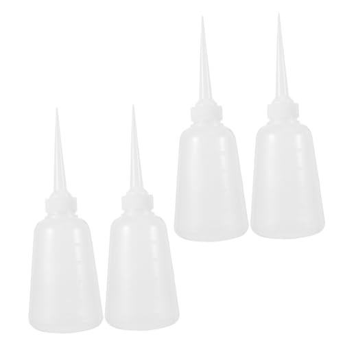 Angoily 4 Stück Pet Dosierflaschen mit Spitze für Präzises Abgeben von Flüssigkeiten für Diy Projekte und Industrielle Anwendungen Angoily 4 Stück Pet Dosierflaschen mit Spitze für Präzises Abgeben von Flüssigkeiten für Diy Projekte und Industrielle Anwendungen von Angoily